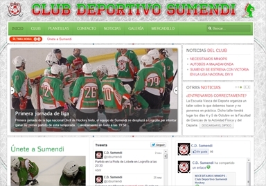 Páginas web de hockey en Vitoria - CERAMBYX